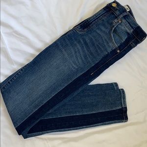 Ultra high rise garage jeans